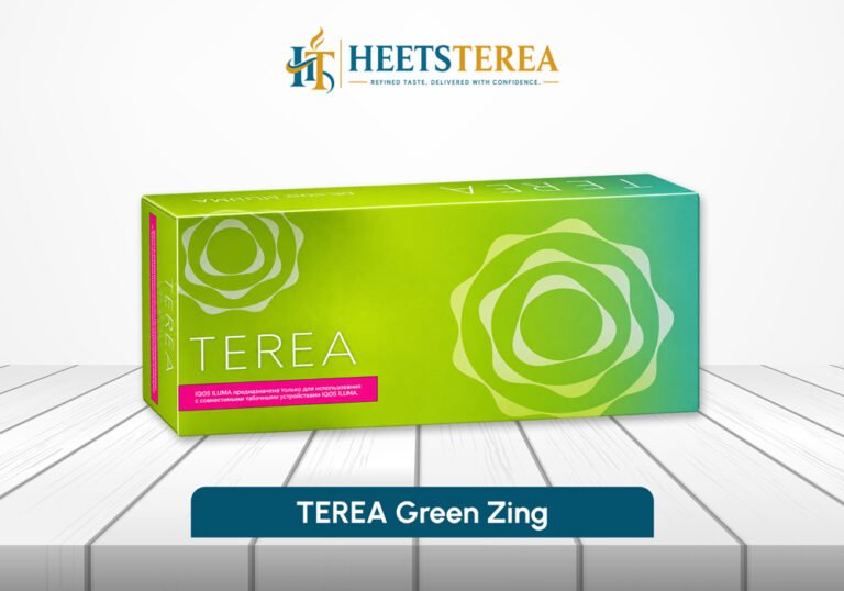 TEREA Green Zing Kazakhstan pack for IQOS ILUMA