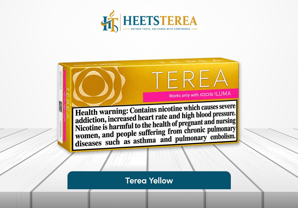 TEREA Yellow tobacco sticks for IQOS ILUMA in Dubai UAE