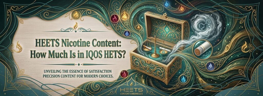HEETS Nicotine Content: How Much Is in IQOS HEETS?