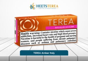 IQOS TEREA Amber Italy tobacco sticks packaging